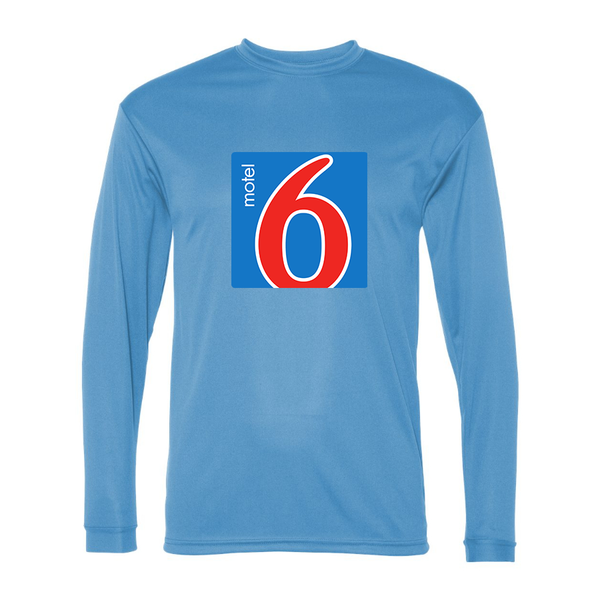 Men's Motel 6 Polyester Long Sleeve T-Shirt