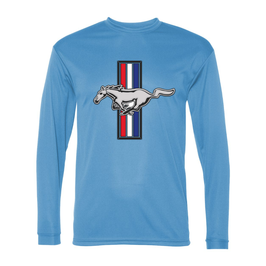 Men's Mustang Polyester Long Sleeve T-Shirt