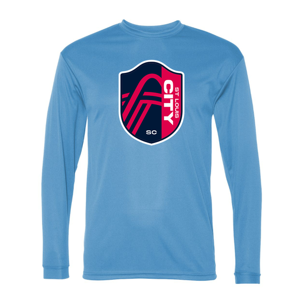 Men's St. Louis City Soccer Polyester Long Sleeve T-Shirt