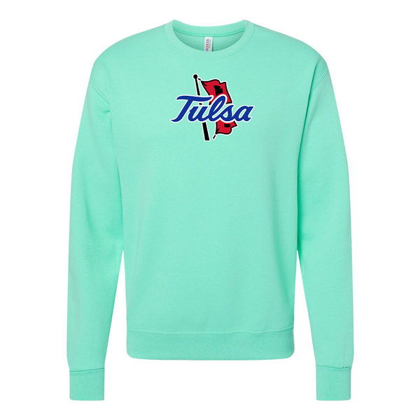 Men's Tulsa Golden Hurricane  JERZEES NuBlend Crewneck Sweatshirt