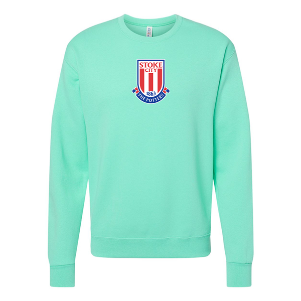 Men's Stoke City Soccer  JERZEES NuBlend Crewneck Sweatshirt