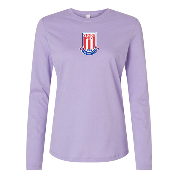BELLA CANVAS Women’s Stoke City Soccer Jersey Long Sleeve Tee