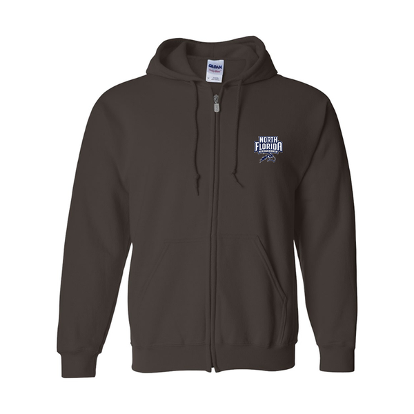 Men's UNF Ospreys  Gildan  Heavy Blend Full Zip Hooded Sweatshirt