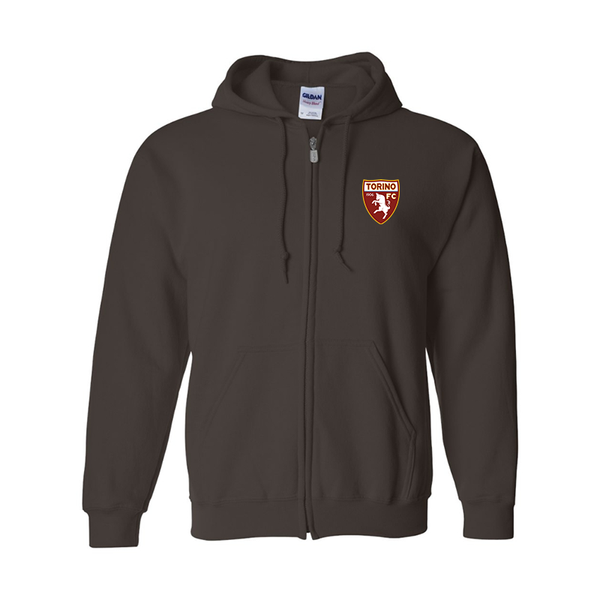 Men's Torino Soccer Gildan  Heavy Blend Full Zip Hooded Sweatshirt