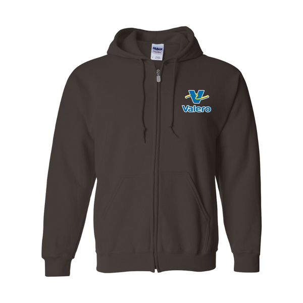 Men's Valero Gas Station  Gildan  Heavy Blend Full Zip Hooded Sweatshirt