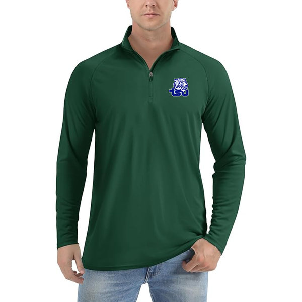 Men's Tennessee State Tigers Lightweight Quarter-Zip Athletic Shirt Long Sleeve Performance