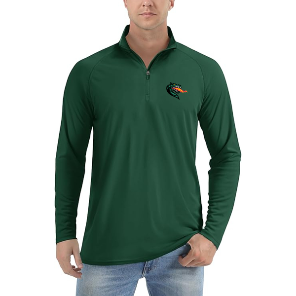 Men's UAB Blazers  Lightweight Quarter-Zip Athletic Shirt Long Sleeve Performance