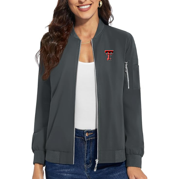 Women's Texas Tech Red Raiders  Premium Bomber Jacket Outerwear