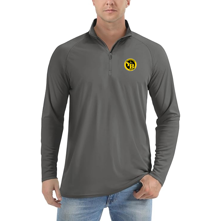 Men's  Wisconsin Green Bay Phoenix  Lightweight Quarter-Zip Athletic Shirt Long Sleeve Performance