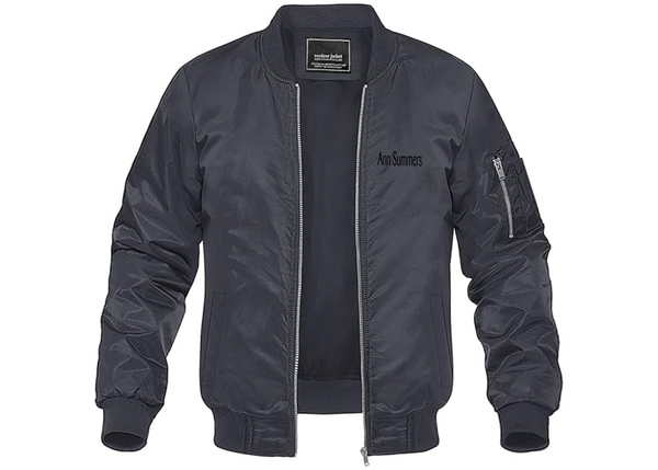 Men's Ann Summers Lightweight Bomber Jacket Windbreaker Softshell Varsity Jacket Coat