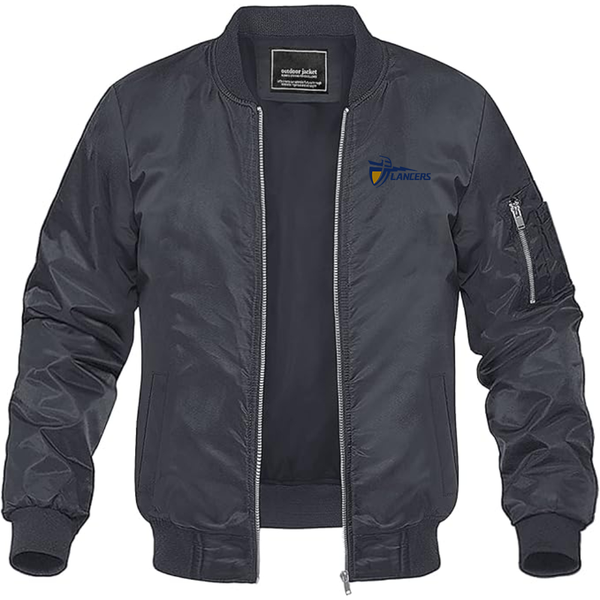 Men's Bucknell Bison Lightweight Bomber Jacket Windbreaker Softshell Varsity Jacket Coat