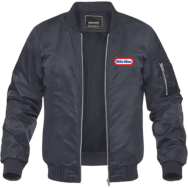 Men's Little Tikes Logo  Lightweight Bomber Jacket Windbreaker Softshell Varsity Jacket Coat