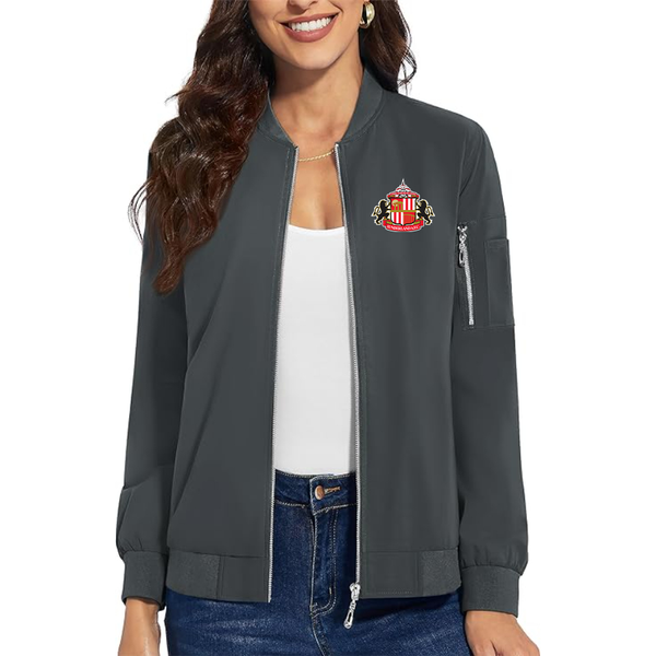 Women's Sunderland AFC Soccer  Premium Bomber Jacket Outerwear