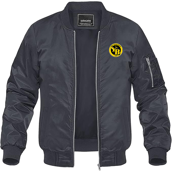 Men's  Young Boys Soccer Lightweight Bomber Jacket Windbreaker Softshell Varsity Jacket Coat