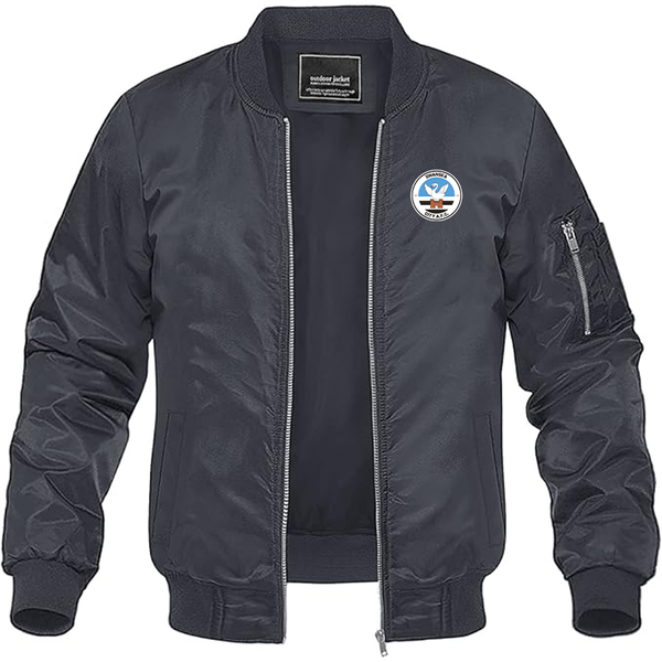 Men's  Swansea City Soccer  Lightweight Bomber Jacket Windbreaker Softshell Varsity Jacket Coat