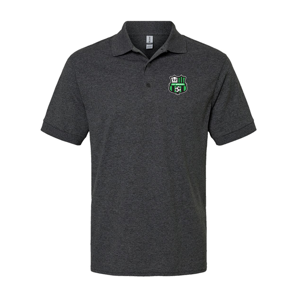 Men's U.S. Sassuolo Soccer Gildan Dry Blend Jersey Polo