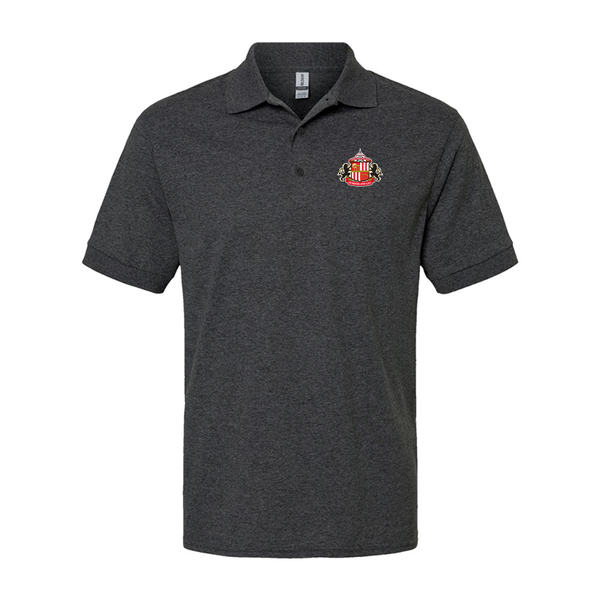 Men's Sunderland AFC Soccer  Gildan Dry Blend Jersey Polo