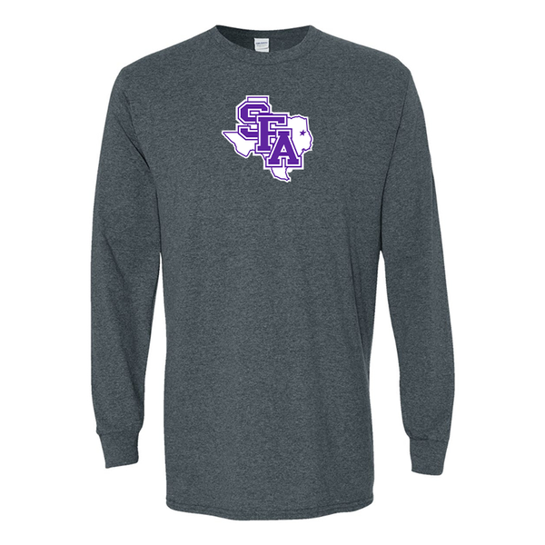Men's Stephen F. Austin Lumberjacks  Gildan Heavy Cotton Long Sleeve T-Shirt