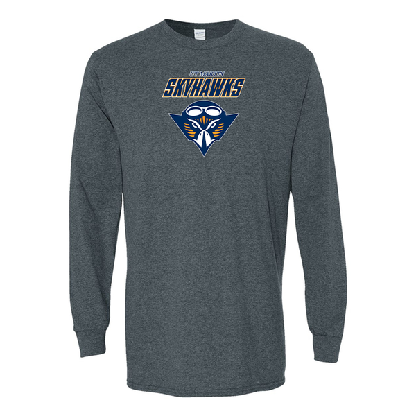 Men's Tennessee Martin Skyhawks Gildan Heavy Cotton Long Sleeve T-Shirt