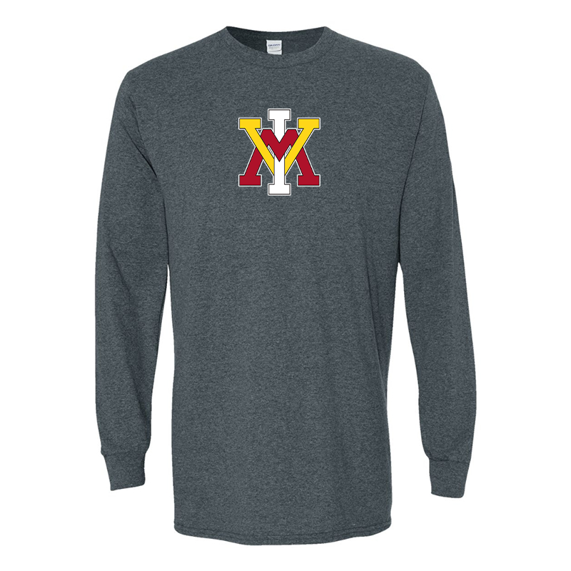 Men's VMI Keydets Gildan Heavy Cotton Long Sleeve T-Shirt