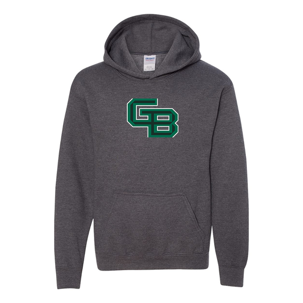 Youth Wisconsin Green Bay Phoenix Gildan Heavy Blend  Hooded Sweatshirt