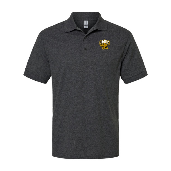 Men's  UMBC Retrievers Gildan Dry Blend Jersey Polo