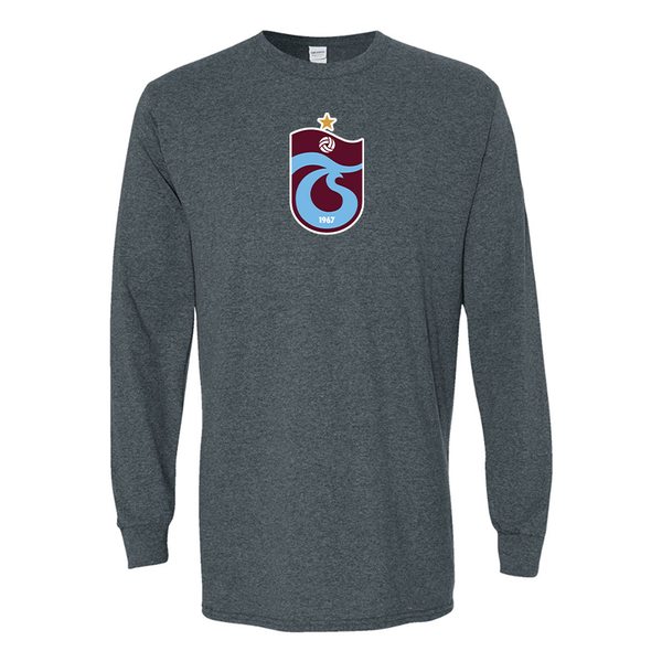 Men's Trabzonspor Soccer Gildan Heavy Cotton Long Sleeve T-Shirt