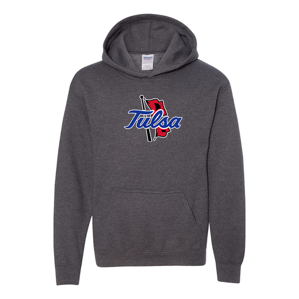 Youth Tulsa Golden Hurricane Gildan Heavy Blend  Hooded Sweatshirt