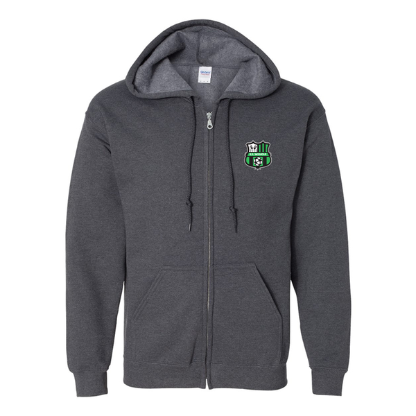 Men's U.S. Sassuolo Soccer  Gildan  Heavy Blend Full Zip Hooded Sweatshirt