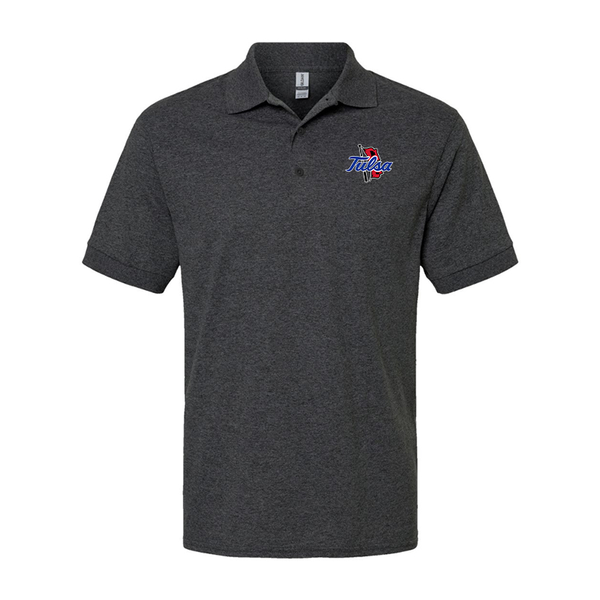 Men's Tulsa Golden Hurricane Gildan Dry Blend Jersey Polo