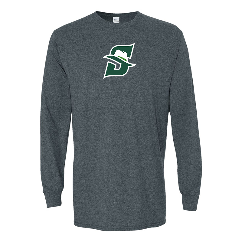 Men's Stetson Hatters Gildan Heavy Cotton Long Sleeve T-Shirt