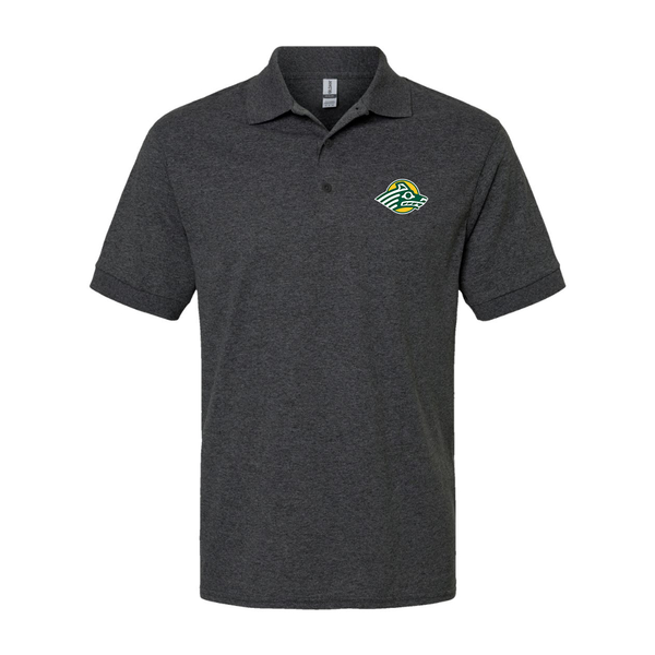 Men's Alaska Anchorage Seawolves  Wildcats Dry Blend Jersey Polo