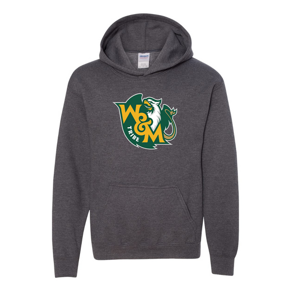 Youth  William and Mary Tribe Gildan Heavy Blend  Hooded Sweatshirt