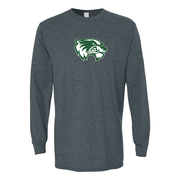 Men's  Utah Valley Wolverines Gildan Heavy Cotton Long Sleeve T-Shirt