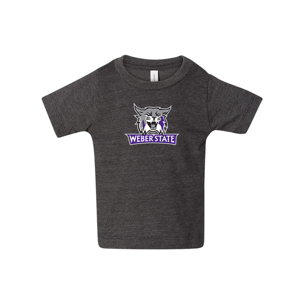Weber State Wildcats BELLA CANVAS Infant Jersey Tee