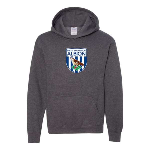 Youth  West Bromwich Albion Soccer Gildan Heavy Blend  Hooded Sweatshirt