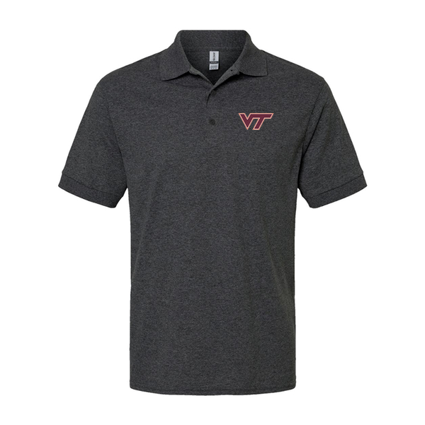 Men's Virginia Tech Hokies Gildan Dry Blend Jersey Polo