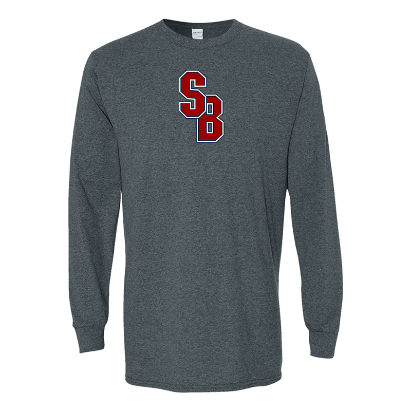 Men's Stony Brook Seawolves Gildan Heavy Cotton Long Sleeve T-Shirt