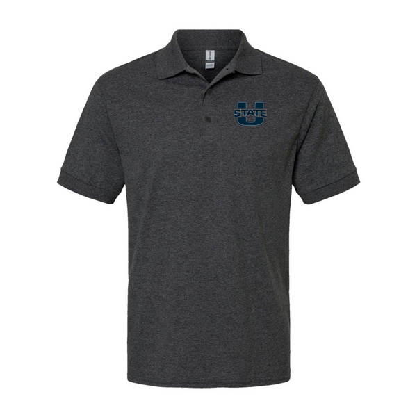 Men's Utah State Aggies Gildan Dry Blend Jersey Polo
