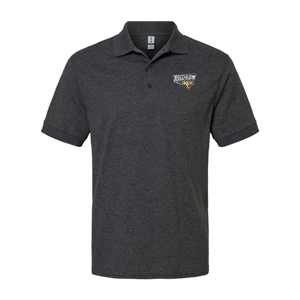 Men's Towson Tigers Gildan Dry Blend Jersey Polo