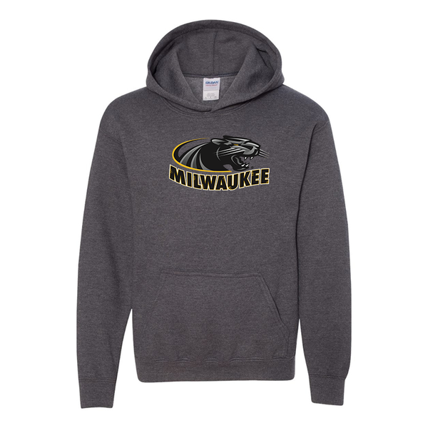 Youth  Wisconsin Milwaukee Panthers Gildan Heavy Blend  Hooded Sweatshirt
