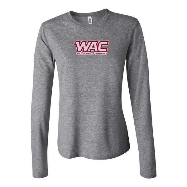 BELLA CANVAS Women’s Western Athletic Conference Jersey Long Sleeve Tee