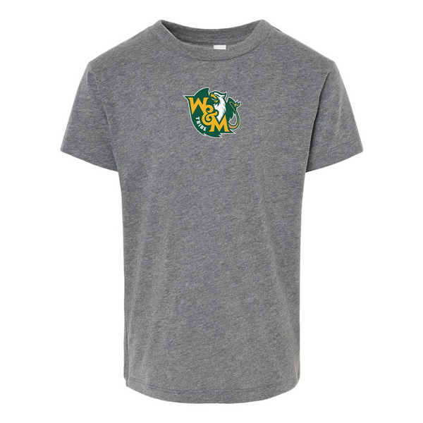 William and Mary Tribe BELLA  CANVAS Toddler Jersey Tee