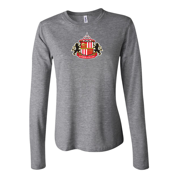 BELLA CANVAS Women’s Sunderland AFC Soccer  Jersey Long Sleeve Tee