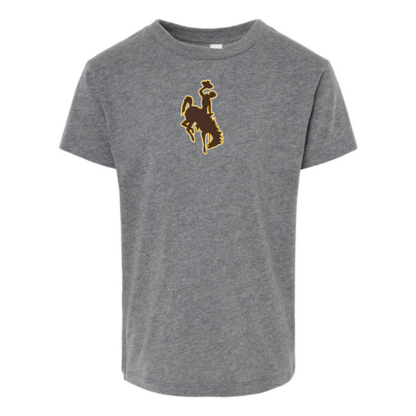 Wyoming Cowboys BELLA  CANVAS Toddler Jersey Tee