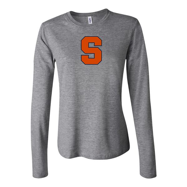 BELLA CANVAS Women’s Syracuse Orange Jersey Long Sleeve Tee