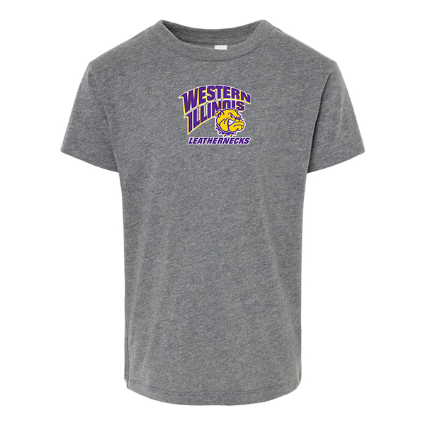 Western Illinois Leathernecks BELLA  CANVAS Toddler Jersey Tee