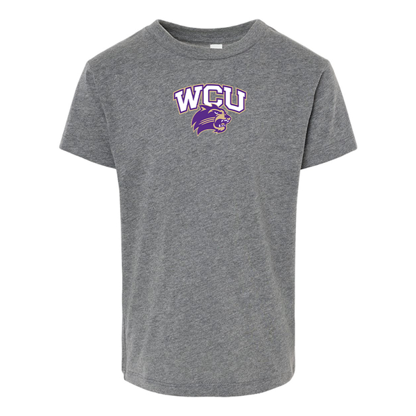 Western Carolina Catamounts BELLA  CANVAS Toddler Jersey Tee