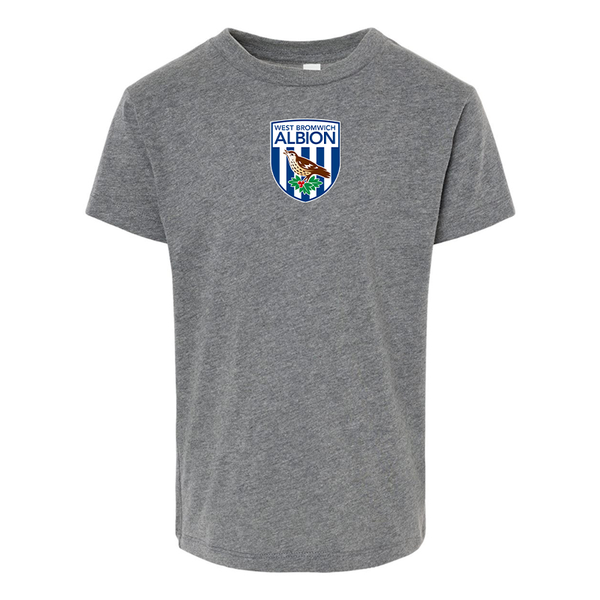 West Bromwich Albion Soccer BELLA  CANVAS Toddler Jersey Tee