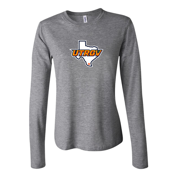 BELLA CANVAS Women’s UTRGV Vaqueros Jersey Long Sleeve Tee